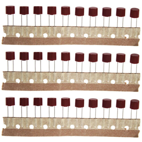 30 Pcs Radial Cables Slow Blowing Micro-Fuse T3.15A 250V