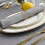12er-Pack schlichte Serviettenringe, Gold 3