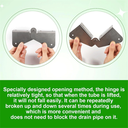 3 Pack Downspout Flip-Up Hinge Rain Gutters Downspout Extension Hinge 1