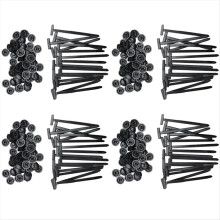 300PCS Nylon Cable Ties Universal Self-Locking Zip for Fastening and Organizing Cables with Pin & Button