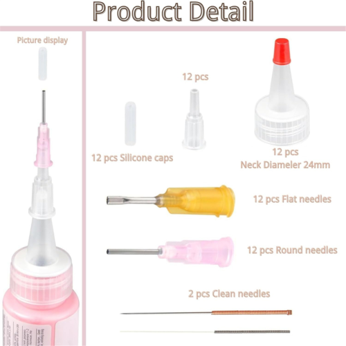 12-Pack Applicator Caps for 2 Oz Acrylic Paint Bottles 1