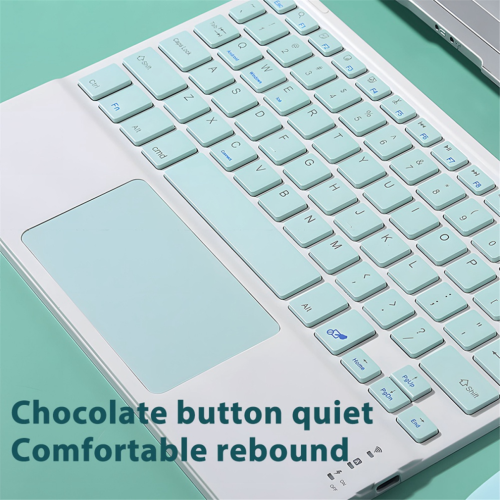 10inches Touchpad Bluetooth Keyboard Compatible with , Yellow 2