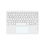 10inches Touchpad Bluetooth Keyboard Compatible with , White 2