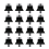 12PC Football Boot Replace Spikes for M5 Threaded Football Boots 16mm 2