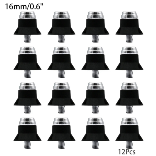 12PC Football Boot Replace Spikes for M5 Threaded Football Boots 16mm 2