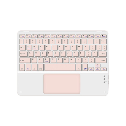 10inches Touchpad Bluetooth Keyboard Compatible with , Pink 1