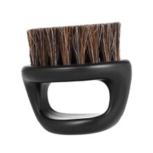 Men's Boar Bristle Barber Brush for Hair Grooming and Beard Styling Portable Shaving Tool