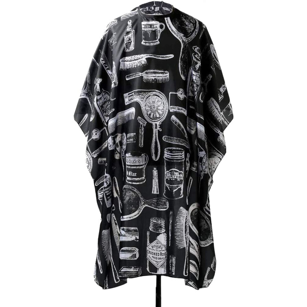 Professional Waterproof Barber Cape with Adjustable Neck, AntiStatic, Large Coverage for Salon and Home