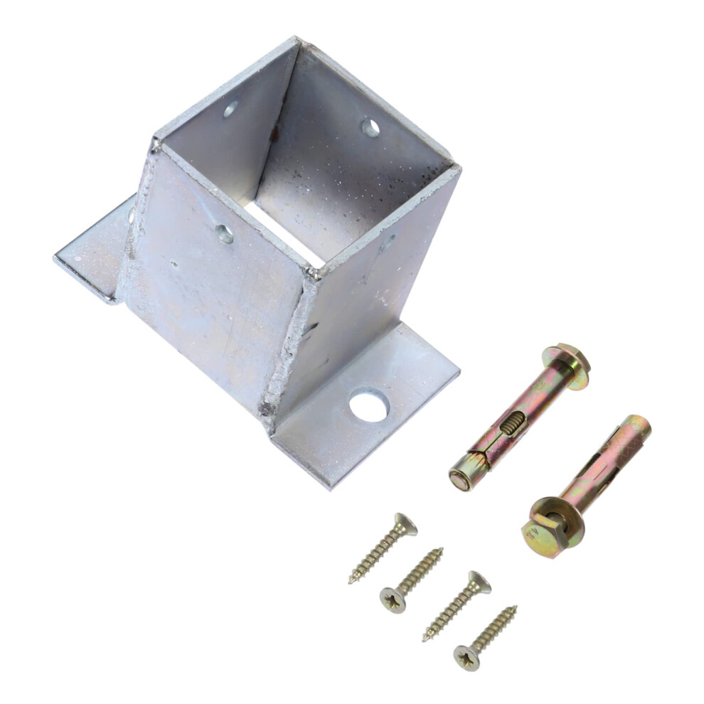 Heavy Duty Post Base Bracket For Square Wood Posts Secure Anchoring Outdoor Deck And Fence Support 9164114027276