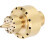 Fountain Nozzle Brass 2Layer DN25 for Garden Pool Spa Decorative Water Display Leak 5