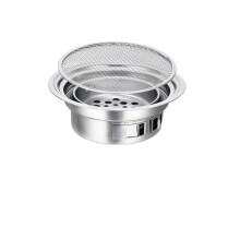 Portable Charcoal Grill Stainless Steel BBQ Grill with Adjustable Airflow and Even Heat for Outdoor Camping