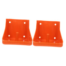 2pcs Livestock Salt Lick Holder Durable PE Mineral Block Feeder for Cattle Sheep and Deer Outdoor Stable Support