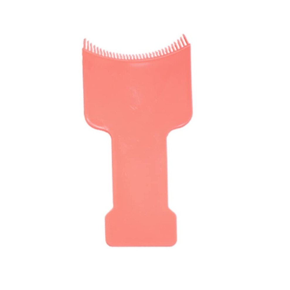 Hair Dye Comb with Mixing Plate, Pink Coloring Brush and Detangling Comb for Salon and Home