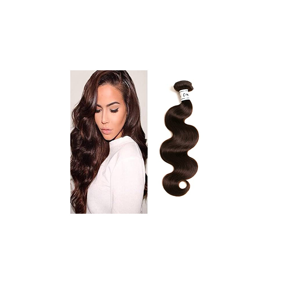 Unisex Brown Brazilian Straight Human Hair Bundles 24 Inch Light 9A Virgin Remy Extensions Thick Weft