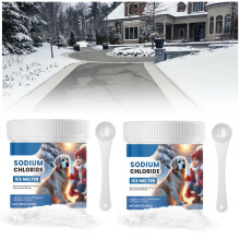 Pet Safe Ice Melt for Driveways and Sidewalks, Fast‑Acting Pet Friendly Snow Melter (2pc)
