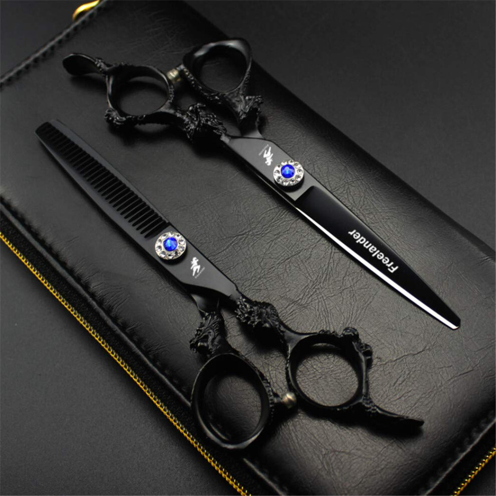Professional 6 Inch Hairdressing Scissors Set with Sharp Precision Blades for Salon and Home
