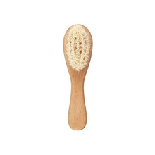 Wooden Hair Comb and Natural Wool Brush for Kids, Ergonomic Grip, Gentle Massage, Travel Friendly