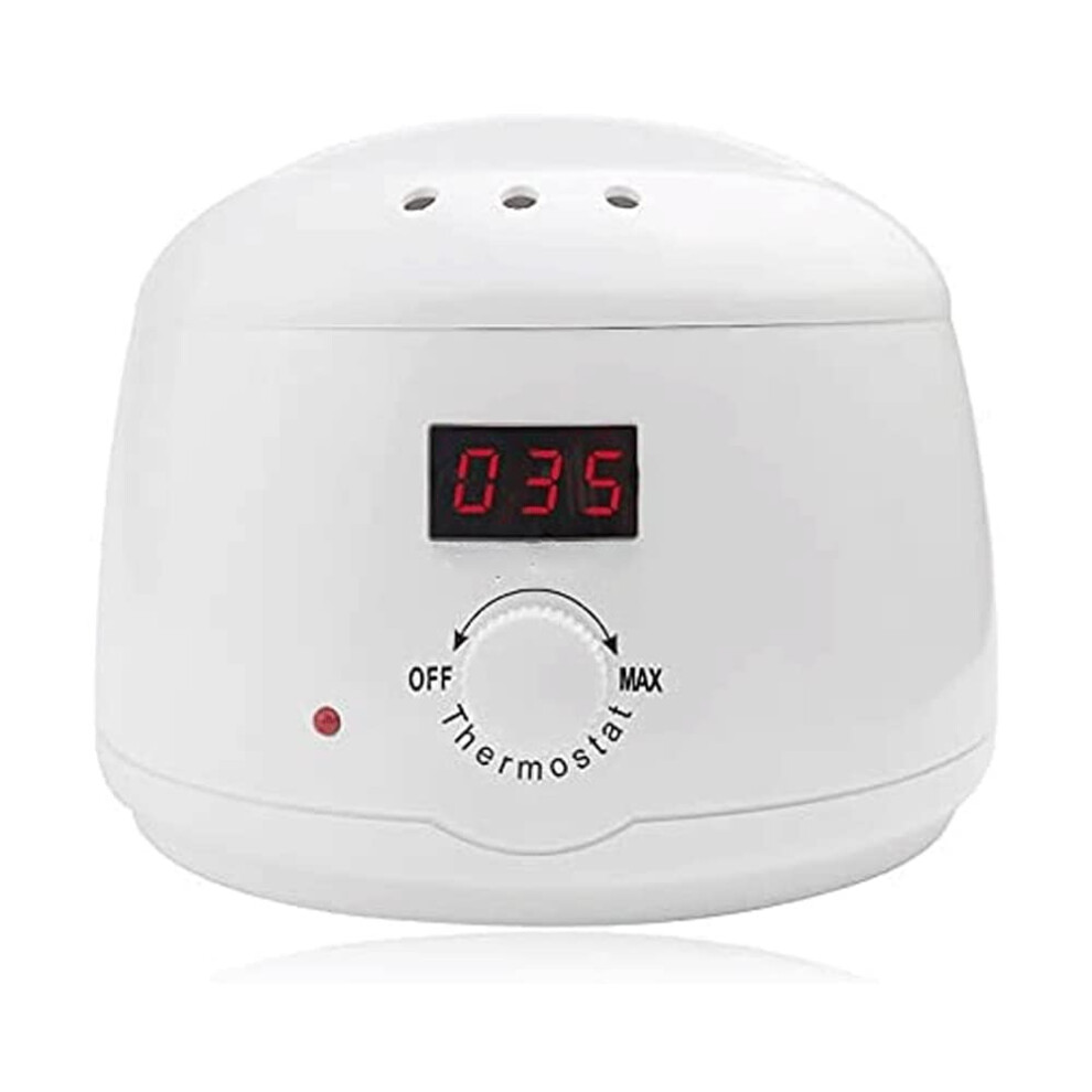 Wax Warmer Waxing Kit Professional Hot Wax Heater with LED Display for Facial and Full Body Hair Removal
