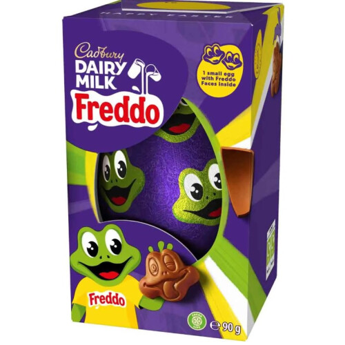 Cadbury Freddo Faces Chocolate Egg 90g(Pack of 6) 2