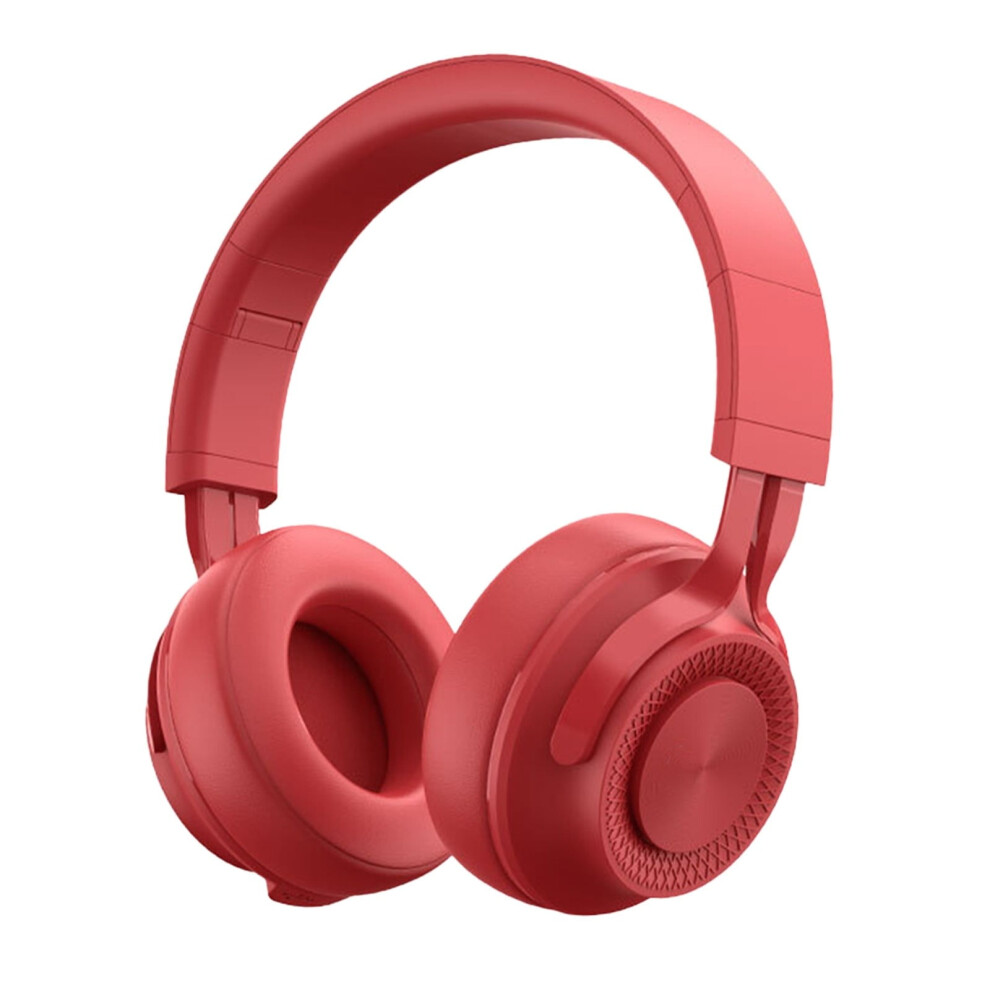 Jacenvly Headphones With Mic Clearance Heavy Bass Noise Canceling Headset Folding Retractable Sports Wireless Bluetooth Headset 9482828520150