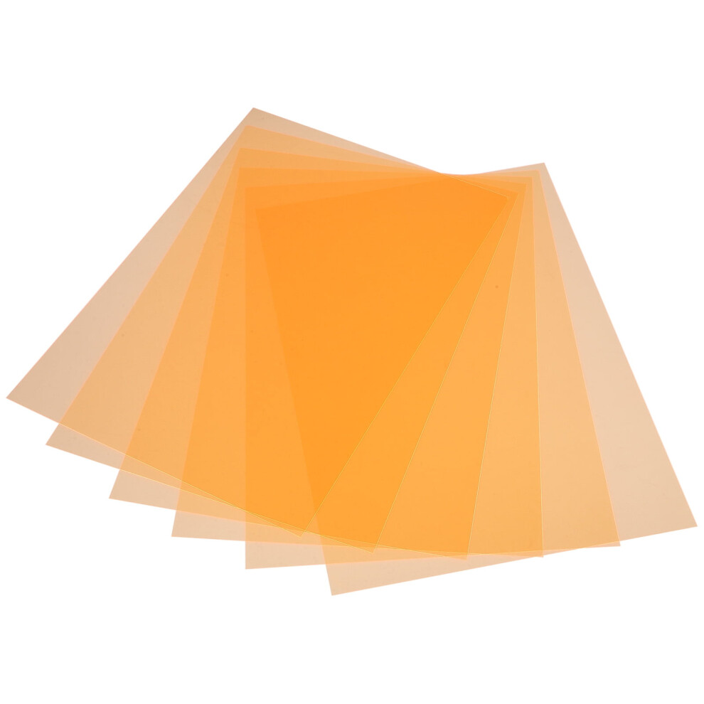 6Pcs Diffuser Sheet Colored Gels Colored Sheets Gel Filter Sheet Light 9482828521195