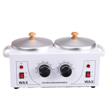 Electric Wax Warmer Dual Pot 1000ml Aluminum Wax Melter with Precise Temperature Control for Candle Making