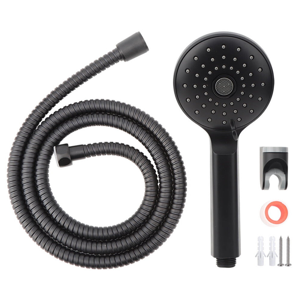 Leylor Shower Set-Matte Black Handheld Showerhead With Showerhead Holder Bracket Hose Bathroom Tools 9482828523670