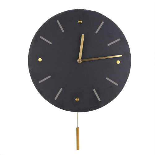 Modern Decorative Wall Clock, Natural Rock Material Dial For Office, Bedroom, Hall 1