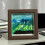 4x4 Walnut Shadow Box Frame Solid Wood Memory Display for Medals Awards Photos Wall Mounted 5