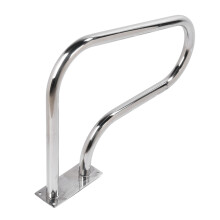 Stainless Steel Pool Handrail with Ergonomic DShaped Grip, Heavy Duty Deck Mount, Gloss Polished Finish