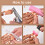 200 Pack Practice Nail Tips for Training Hand, Reusable Replacement Nail Tips for Nail Art 4