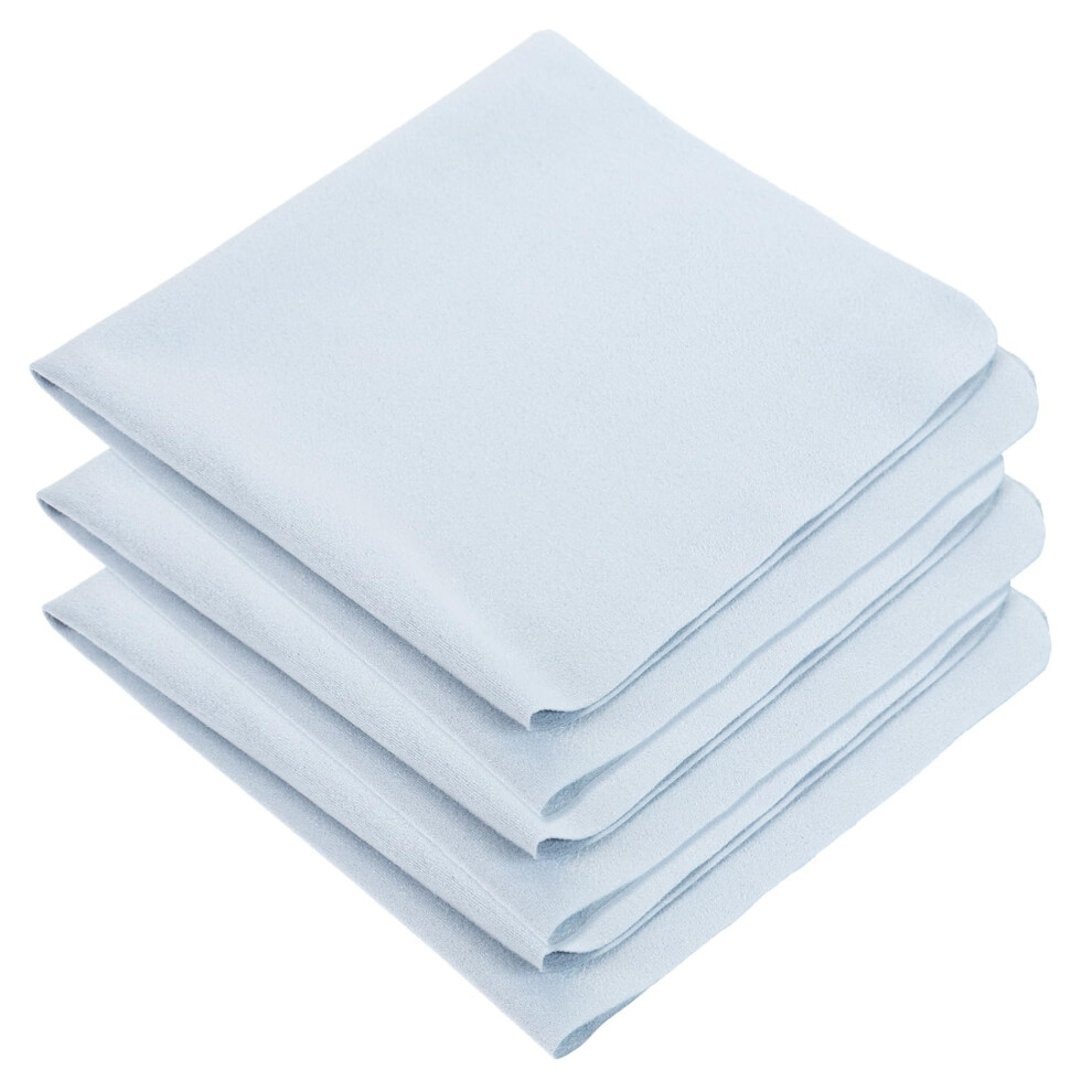 3pcs Microfiber Cleaning Cloths for Glasses and Screens, Reusable Lens Cloth Removes Dust and Smudges