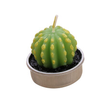 Cactus Tealight Candles Scented Smokeless Creative Plant Shape for Home Wedding and Party Decor