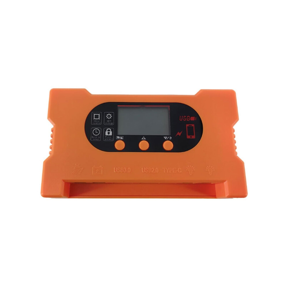 Mppt Solar Charge Controller 100A 12V 24V With Fast Charging Dual Usb Typec For Offgrid Systems 9164114033574