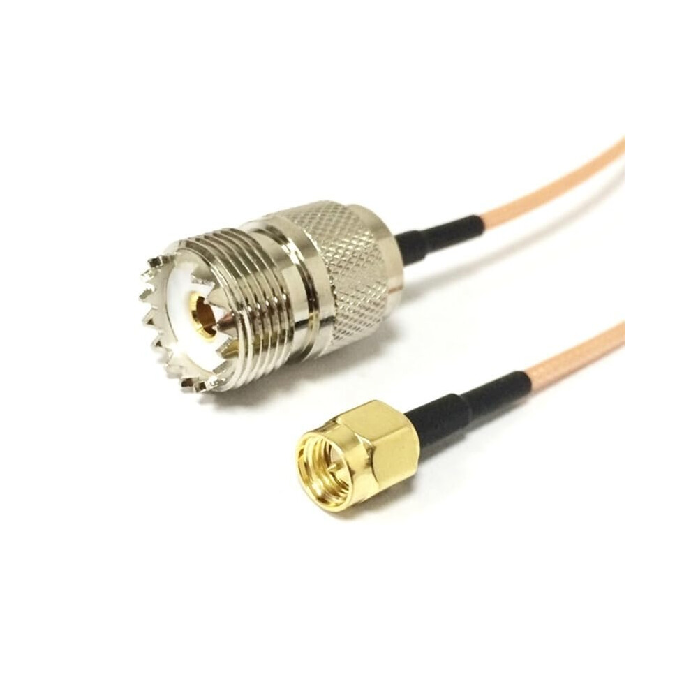 Rf Coaxial Adapter Sma Female To Uhf Male Rg316 Patch Cable 15Cm Signal Stability 9174973340577