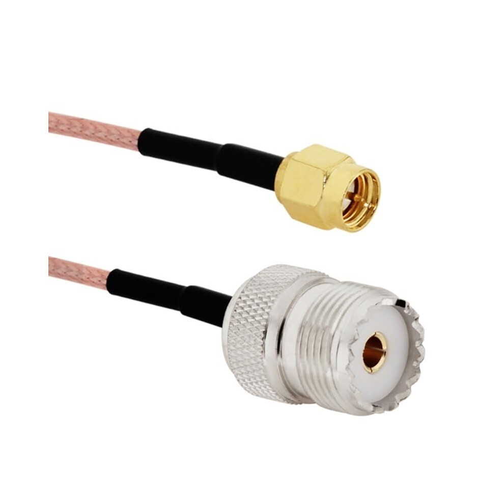 Rg316 Uhf Pl259 So239 To Sma Male And Female Rf Coaxial Jumper Cable 30Cm Signal Transfer 9365369334496