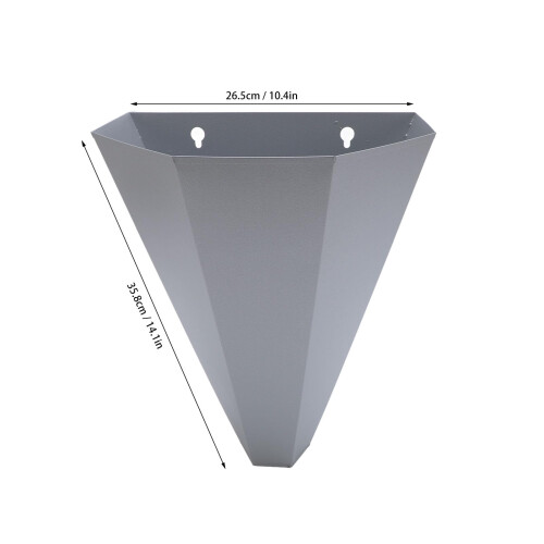 Stainless Steel Poultry Restraining Cone Medium Size Chicken Killing Cone Durable Easy Clean Design 1