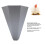 Stainless Steel Poultry Restraining Cone Medium Size Chicken Killing Cone Durable Easy Clean Design 4