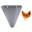 Stainless Steel Poultry Restraining Cone Medium Size Chicken Killing Cone Durable Easy Clean Design 1