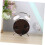 Mini Desktop Alarm Clock Silent Bedside Wake Up for Students Home Dorm White 5