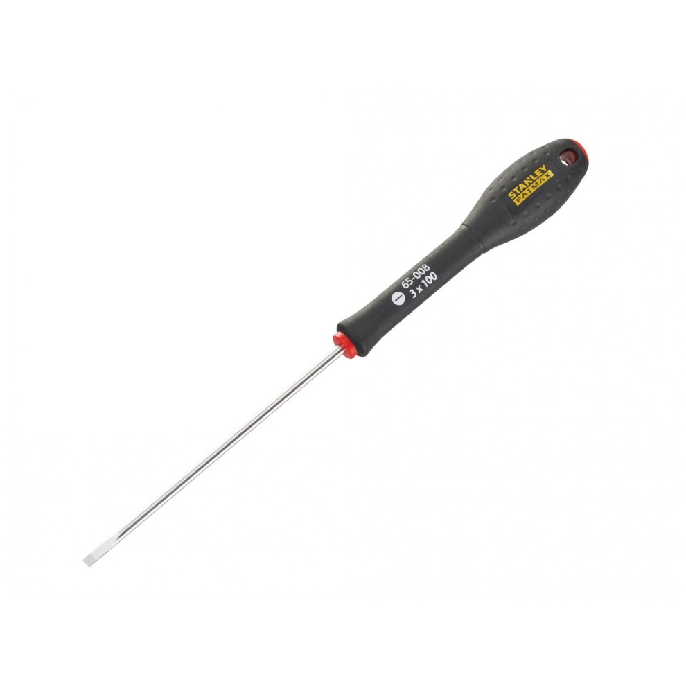 - Stanley Hand Tools Fatmax ScrewdriverParallel Slotted Multi Colour (3.0mm X 100mm) - Image 3