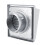 Grelha de ventilação externa de 4 polegadas com venezianas, em aço inoxidável, para exaustores de banheiro e ventiladores de cozinha, com aba 2