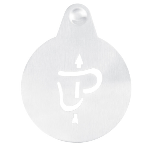 Στένσιλ Latte Art Εργαλείο Σχεδιασμού Καφέ Στένσιλ Καφέ Cappuccino Στένσιλ Ανοξείδωτου 2