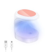 UV LED Nail Lamp 16W Mini USB Nail Dryer with Fast 60s Curing for One Finger Gel Nails