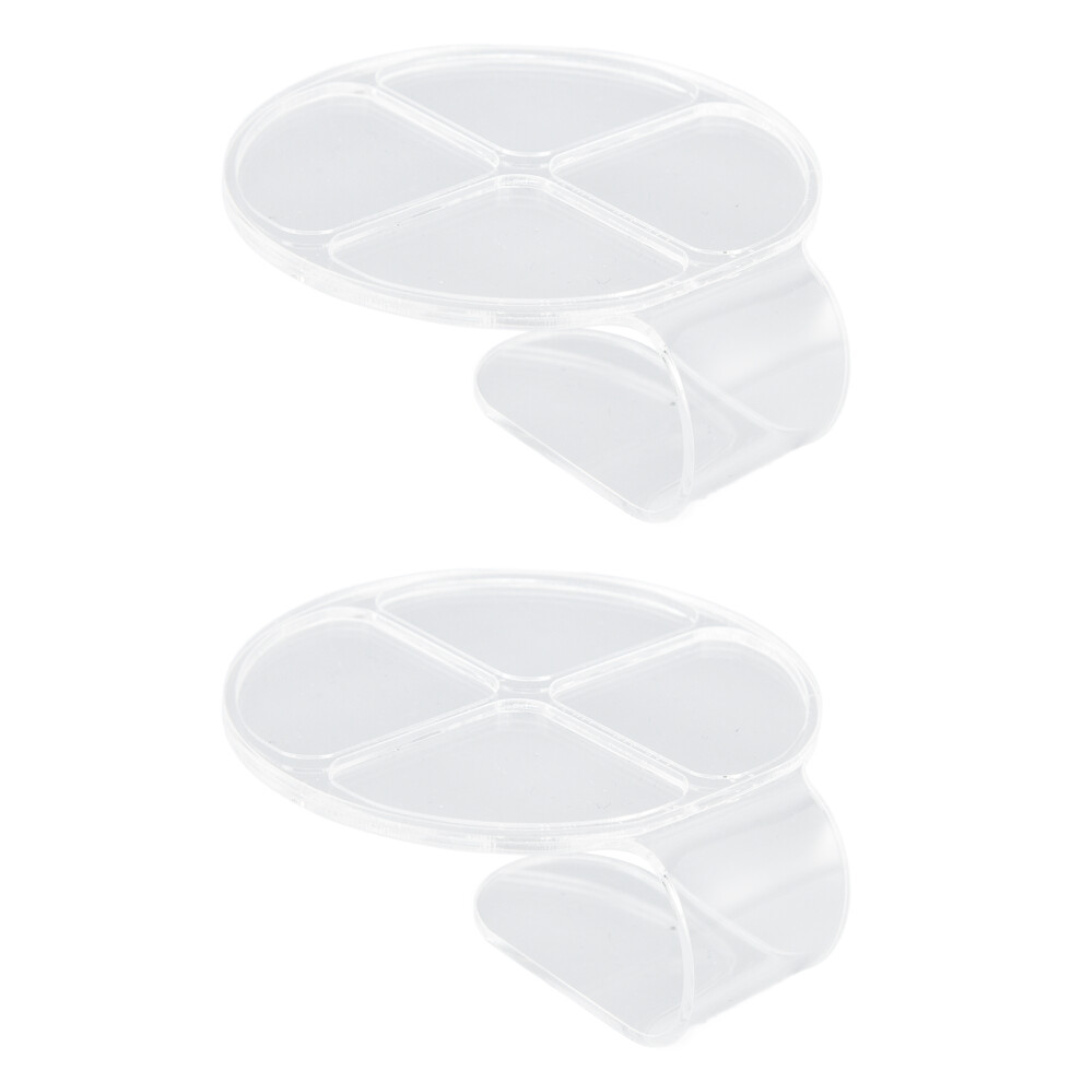 Transparent Cosmetic Foundation Dish For Professional And Enthusiast Makeup Artists, Nail Art Cosmetic Palette With High Transparency And Durability