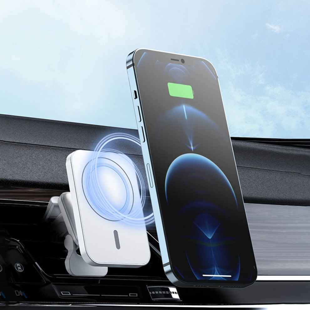 Lulshou Car Magnetic Wireless Charger 15W Charger Magnetic Car Wireless Charger 9482828527784