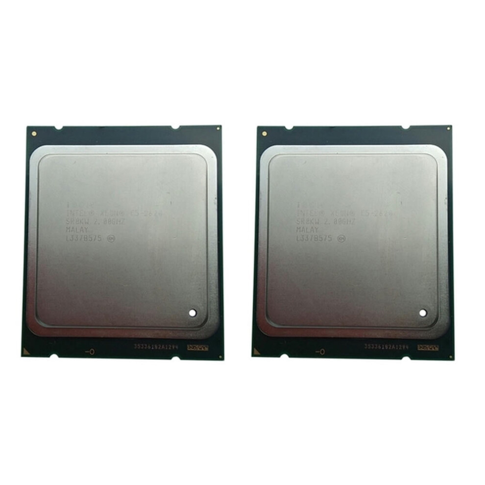 2X Xeon E5-2620 E5 2620 2.0 Ghz Six- Twelve-Thread Cpu Processor 15M 95W Lga 2011 9482828527623