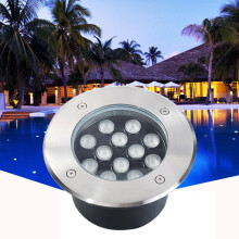Underwater LED Pond Lights IP68 Waterproof Low Voltage AC12/24V Submersible Pool Lights for Garden Fountain Party Landscape Yellow 6W