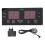 Digital Wall Clock with Big LED Display Countdown Timer Adjustable Height Auto DST Modern Night Light Auto Brightness for Diverse Environments 1