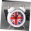 Silent Desktop Alarm Clock White Compact Bedside Display for Home Dorm Use 4